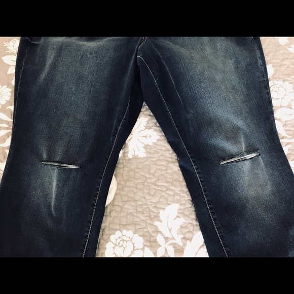 NWOT Slink Ripped Knee Stretch Skinny Jeans - Picture 3 of 6